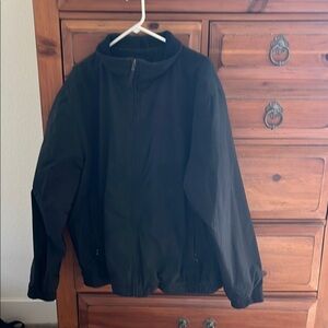 Eddie Bauer Tall Man Black Winter Jacket Size XLT EUC